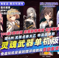 灵魂武器单机版免虚拟机100级3觉女狙GM无限点券二次元PC网游单机